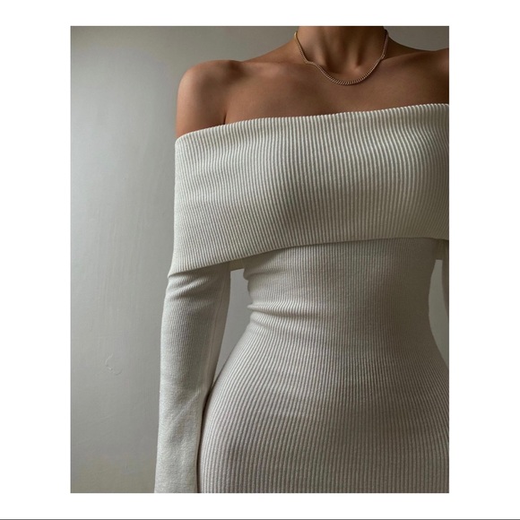 Zara Long Knit Dress - Picture 3 of 15